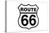 Highway Road Sign Route 66-StuckPixel-Stretched Canvas