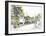 Highway Scenery in a Composed Atmosphere-Kenji Fujimura-Framed Art Print