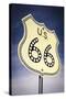 Highway Sign on Historic Route 66, Seligman, Arizona, Usa-Russ Bishop-Stretched Canvas