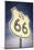 Highway Sign on Historic Route 66, Seligman, Arizona, Usa-Russ Bishop-Mounted Photographic Print