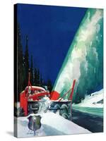 "Highway Snowplow," January 18, 1941-Ski Weld-Stretched Canvas