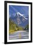 Highway through Mount Robson Provincial Park, British Columbia, Canada-Don Paulson-Framed Photographic Print