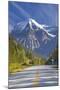 Highway through Mount Robson Provincial Park, British Columbia, Canada-Don Paulson-Mounted Photographic Print