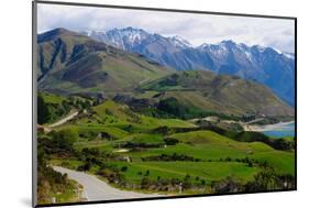 Highway to Milford Sound Via Lake Tena Vu, South Island, New Zealand, Pacific-Bhaskar Krishnamurthy-Mounted Photographic Print