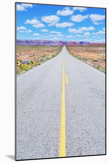 Highway, Utah, North America-Marco Simoni-Mounted Photographic Print