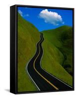 Highway Winding Through Countryside-Charles O'Rear-Framed Stretched Canvas