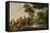 Highwaymen Raiding a Tilt Car by a Forest Stream-Peeter Snayers-Framed Stretched Canvas