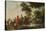 Highwaymen Raiding a Tilt Car by a Forest Stream-Peeter Snayers-Stretched Canvas