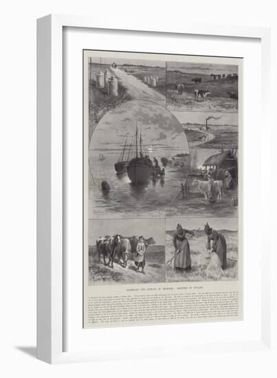 Highways and Byways in Denmark, Sketches in Jutland-Paul Frenzeny-Framed Giclee Print