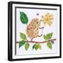 Highwire Hedgehog, 2016-Sarah Battle-Framed Giclee Print