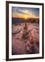 Hike Back at Sunset, Arches National Park, Utah-Vincent James-Framed Photographic Print