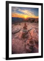 Hike Back at Sunset, Arches National Park, Utah-Vincent James-Framed Photographic Print