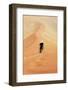 Hike in Sand Desert-Galyna Andrushko-Framed Photographic Print