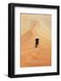 Hike in Sand Desert-Galyna Andrushko-Framed Photographic Print