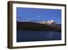 Hiker Admires Sunset on Rossett Lake at an Altitude of 2709 Meters-Roberto Moiola-Framed Photographic Print