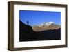 Hiker Admires the View of Alpi Graie (Graian Alps) Landscape, Gran Paradiso National Park, Italy-Roberto Moiola-Framed Photographic Print