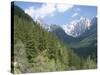 Hiker at Lomnicky Stit, High Tatra Mountains, Slovakia-Upperhall-Stretched Canvas