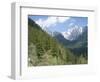 Hiker at Lomnicky Stit, High Tatra Mountains, Slovakia-Upperhall-Framed Photographic Print