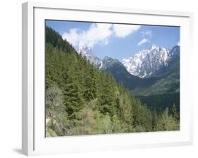 Hiker at Lomnicky Stit, High Tatra Mountains, Slovakia-Upperhall-Framed Photographic Print