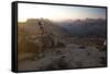 Hiker, Cathedral Provincial Park, British Columbia, Canada, North America-Colin Brynn-Framed Stretched Canvas