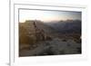 Hiker, Cathedral Provincial Park, British Columbia, Canada, North America-Colin Brynn-Framed Photographic Print