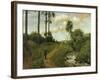 Hiker in the Black Forest (Der Wanderer Im Schwarzwald), 1891-Hans Thoma-Framed Giclee Print