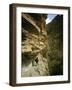 Hiker in the Himalayas-James Burke-Framed Photographic Print