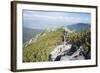 Hiker on Trail, Pirin National Park, UNESCO World Heritage Site, Near Bansko, Bulgaria, Europe-Christian Kober-Framed Photographic Print