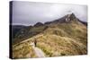 Hiker Trekking Rucu Pichincha Volcano, Quito, Pichincha Province, Ecuador, South America-Matthew Williams-Ellis-Stretched Canvas