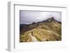 Hiker Trekking Rucu Pichincha Volcano, Quito, Pichincha Province, Ecuador, South America-Matthew Williams-Ellis-Framed Photographic Print