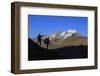 Hikers Admire the View of Alpi Graie (Graian Alps) Landscape, Gran Paradiso National Park, Italy-Roberto Moiola-Framed Photographic Print