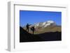 Hikers Admire the View of Alpi Graie (Graian Alps) Landscape, Gran Paradiso National Park, Italy-Roberto Moiola-Framed Photographic Print