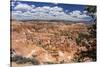 Hikers amongst hoodoo formations on the Sunrise Point Trail in Bryce Canyon National Park, Utah, Un-Michael Nolan-Stretched Canvas