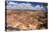 Hikers amongst hoodoo formations on the Sunrise Point Trail in Bryce Canyon National Park, Utah, Un-Michael Nolan-Stretched Canvas