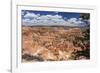 Hikers amongst hoodoo formations on the Sunrise Point Trail in Bryce Canyon National Park, Utah, Un-Michael Nolan-Framed Photographic Print