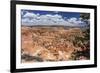 Hikers amongst hoodoo formations on the Sunrise Point Trail in Bryce Canyon National Park, Utah, Un-Michael Nolan-Framed Photographic Print