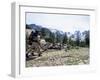Hikers at Haut Asco, Corsica, France-Yadid Levy-Framed Photographic Print