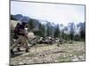 Hikers at Haut Asco, Corsica, France-Yadid Levy-Mounted Photographic Print