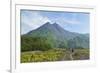 Hikers at Mount Merapi, Java, Indonesia, Southeast Asia, Asia-Jochen Schlenker-Framed Photographic Print