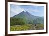 Hikers at Mount Merapi, Java, Indonesia, Southeast Asia, Asia-Jochen Schlenker-Framed Photographic Print