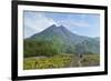 Hikers at Mount Merapi, Java, Indonesia, Southeast Asia, Asia-Jochen Schlenker-Framed Photographic Print