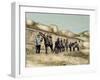 Hikers in San Jeronimo, Montserrat, Catalonia, Spain, from 'The Illustration', 1890-L. Urgelles-Framed Giclee Print