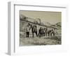 Hikers in San Jeronimo. Montserrat. Catalonia. Spain-null-Framed Giclee Print