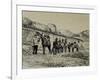 Hikers in San Jeronimo. Montserrat. Catalonia. Spain-null-Framed Giclee Print