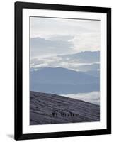 Hikers, Kinabalu National Park, Location of Malaysia's Highest Mountain at 4095M, Borneo, Malaysia-Christian Kober-Framed Photographic Print