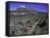 Hikers Moving Through a Rocky Area, Kilimanjaro-Michael Brown-Framed Stretched Canvas