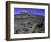 Hikers Moving Through a Rocky Area, Kilimanjaro-Michael Brown-Framed Photographic Print