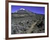 Hikers Moving Through a Rocky Area, Kilimanjaro-Michael Brown-Framed Photographic Print