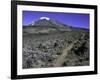 Hikers Moving Through a Rocky Area, Kilimanjaro-Michael Brown-Framed Photographic Print