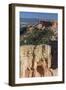 Hikers on Arch Rock Formation-Michael Nolan-Framed Photographic Print